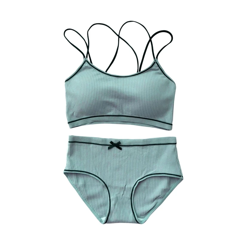 Women Bow Comfortable Bra Breathable Beauty Back Wrapped Chest Tube Top+Panties Sweet No Steel Ring Underwear Set
Women Bow Comfortable Bra Breathable Beauty Back Wrapped Chest Tube Top+Panties Sweet No Steel Ring Underwear Set