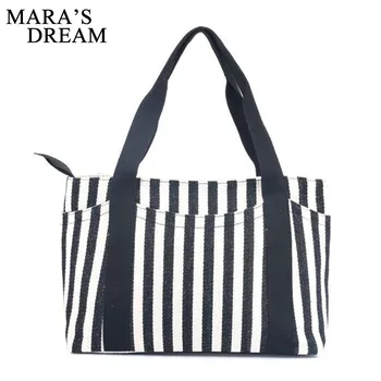 Mara's Dream Women travel bag New canvas stripe large capacity hand Women bag trend casual high qualtiy Women storage bag
Mara's Dream Women travel bag New canvas stripe large capacity hand Women bag trend casual high qualtiy Women storage bag