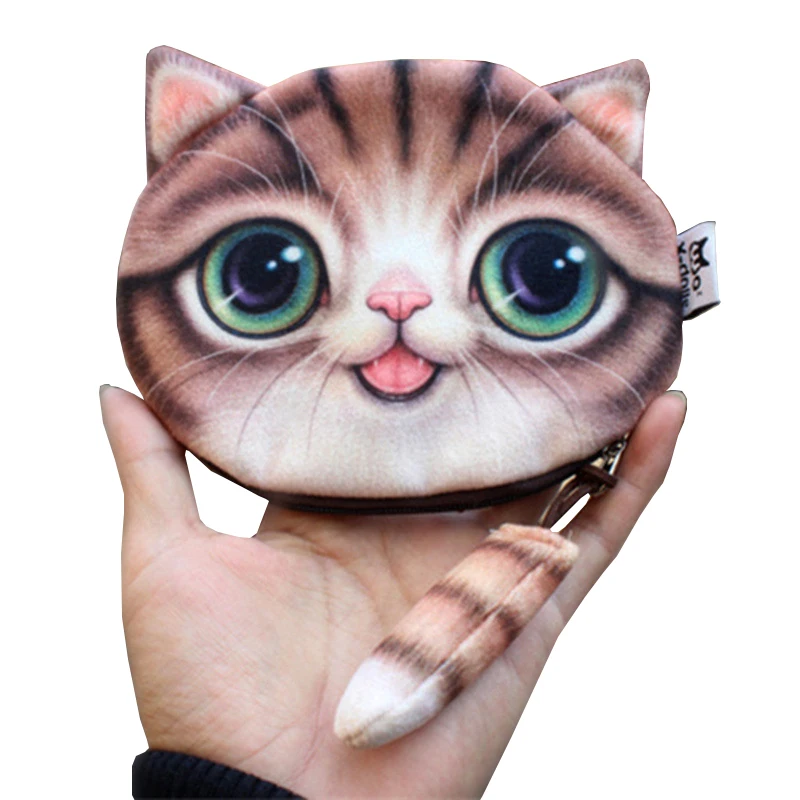 TLDGAGAS 2018 Fashion 3 D Cute Cat Prints Women Coin Purse Ladies Tail Plush Change Purse Bag Female Coin Change Wallet
TLDGAGAS 2018 Fashion 3 D Cute Cat Prints Women Coin Purse Ladies Tail Plush Change Purse Bag Female Coin Change Wallet