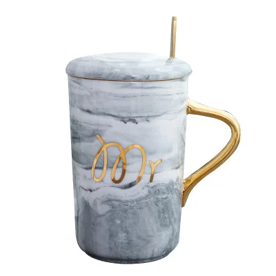 Nordic Style Marble Ceramic Cup Creative Couple Cup Student Mugs With lid With spoon Coffee cup
Nordic Style Marble Ceramic Cup Creative Couple Cup Student Mugs With lid With spoon Coffee cup