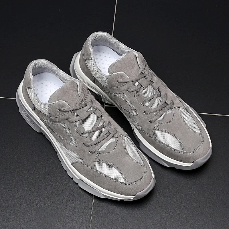 Homass for Man Casual Breathable Sports Shoes, Pigskin Stitching Mesh Fashion Wild
Homass for Man Casual Breathable Sports Shoes, Pigskin Stitching Mesh Fashion Wild