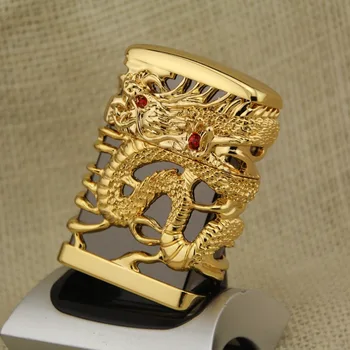 Hollow out the dragon, copper shell creative windproof lighters, high-grade kerosene lighter, metal kerosene lighter
Hollow out the dragon, copper shell creative windproof lighters, high-grade kerosene lighter, metal kerosene lighter