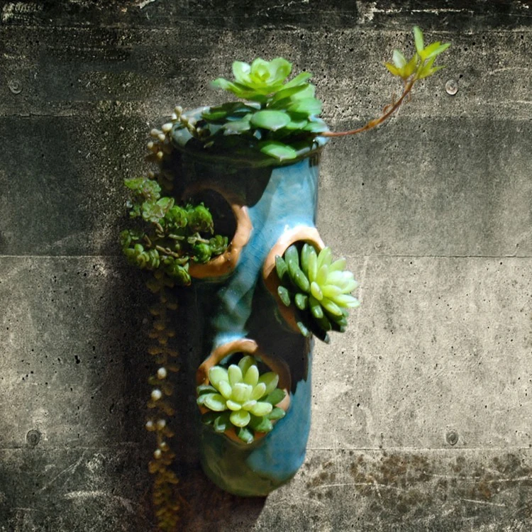 Garden Ceramic Wall Hanging Flowerpot Corridor Balcony Wall Decoration Pendant Home Livingroom Succulent Plant Wall Mural Decor
Garden Ceramic Wall Hanging Flowerpot Corridor Balcony Wall Decoration Pendant Home Livingroom Succulent Plant Wall Mural Decor
