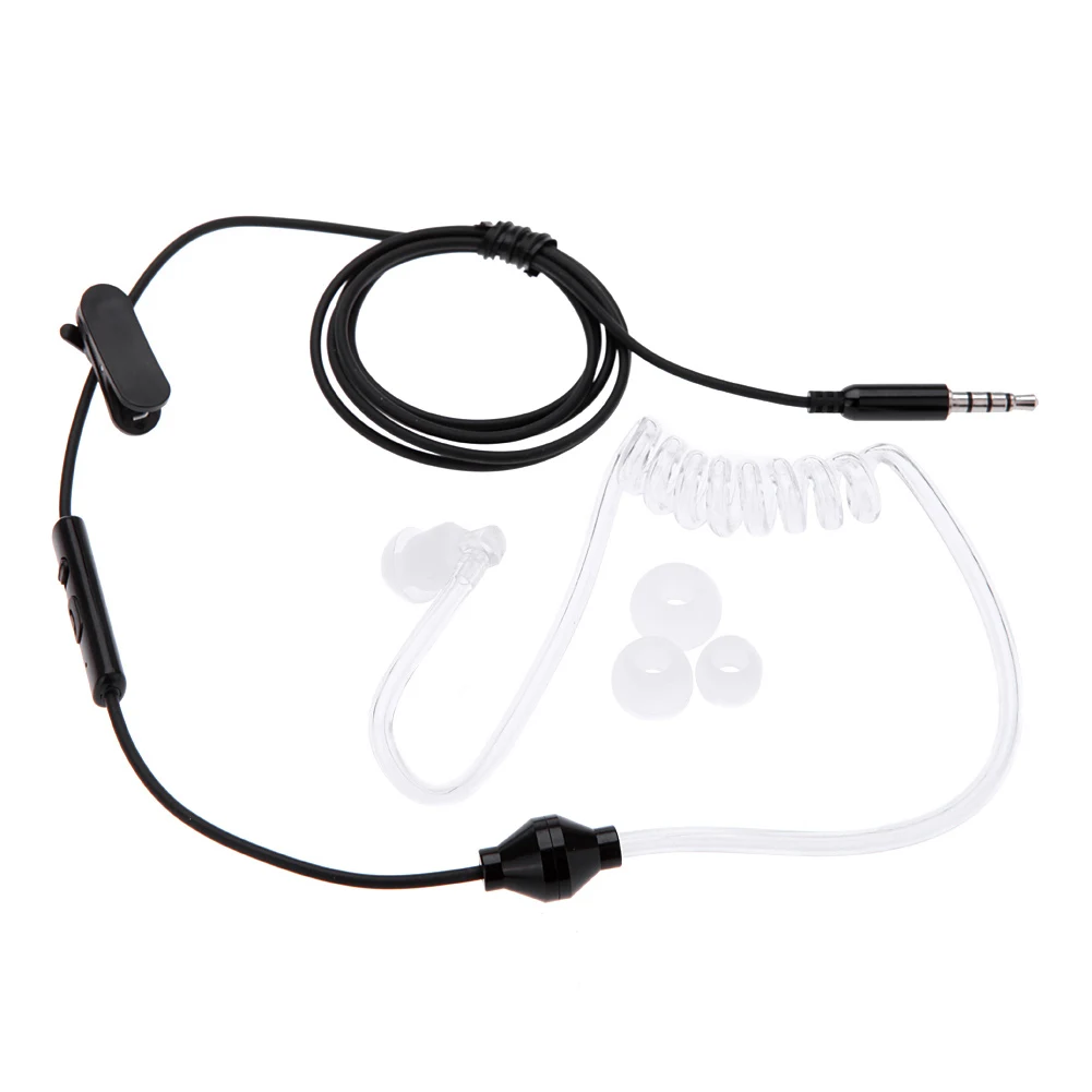 Anti-Radiation Headphone Air Tube Mono Stereo Headset Earphone With Microphone For Smart Phone for Xiaomi for iphone MP3
Anti-Radiation Headphone Air Tube Mono Stereo Headset Earphone With Microphone For Smart Phone for Xiaomi for iphone MP3