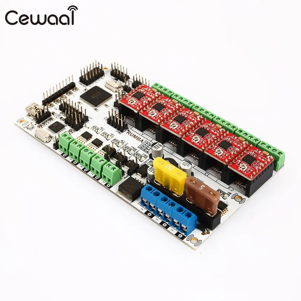 A4988 Stepper Motor Driver Rumba Plus Motherboard Motherboard Accessories Durable Office Exquisite
A4988 Stepper Motor Driver Rumba Plus Motherboard Motherboard Accessories Durable Office Exquisite