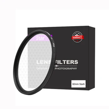 kutuproOriginal Professional 82mm Cross 6 Point 6PT Star Filter Star-effect Starburst for Canon EOS Nikon Sony Camera Lens 82 mm
kutuproOriginal Professional 82mm Cross 6 Point 6PT Star Filter Star-effect Starburst for Canon EOS Nikon Sony Camera Lens 82 mm