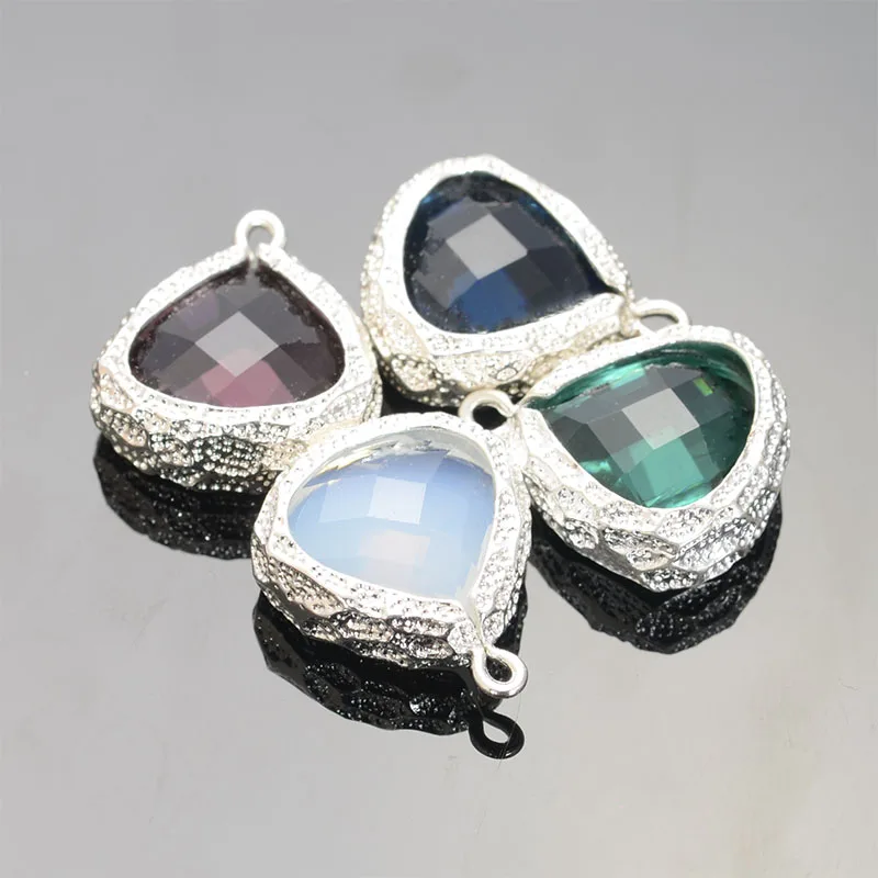 4 Pcs/lot Silver Plated Brass Faced Triangle Crystal Birthstone Charms Small Dangle Pendant Charm Diy Jewelry Making Accessories
4 Pcs/lot Silver Plated Brass Faced Triangle Crystal Birthstone Charms Small Dangle Pendant Charm Diy Jewelry Making Accessories