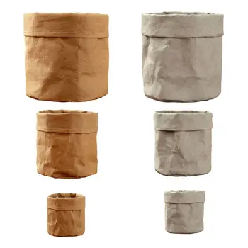 New Unisex Cosmetic Makeup Bag Paper Flowerpot Desktop Flower Pots Reusable Multifunction Home Storage Organizer S/M/L
New Unisex Cosmetic Makeup Bag Paper Flowerpot Desktop Flower Pots Reusable Multifunction Home Storage Organizer S/M/L