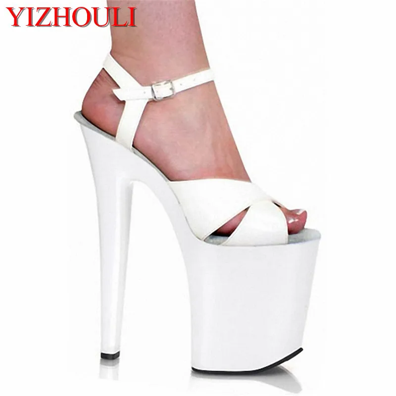 Star sexy performance shoes white bride wedding shoes ultrafine 20cm ultra high heels sandals womens 8 Inch Sexy Dancer Shoes
Star sexy performance shoes white bride wedding shoes ultrafine 20cm ultra high heels sandals womens 8 Inch Sexy Dancer Shoes
