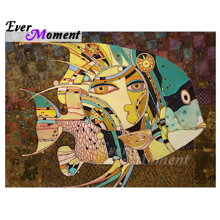 Ever Moment Diamond Painting Home Decoration Abstract Fish Face Picture Of Rhinestone Full Square Diamond Embroidery Decor 3F674
Ever Moment Diamond Painting Home Decoration Abstract Fish Face Picture Of Rhinestone Full Square Diamond Embroidery Decor 3F674
