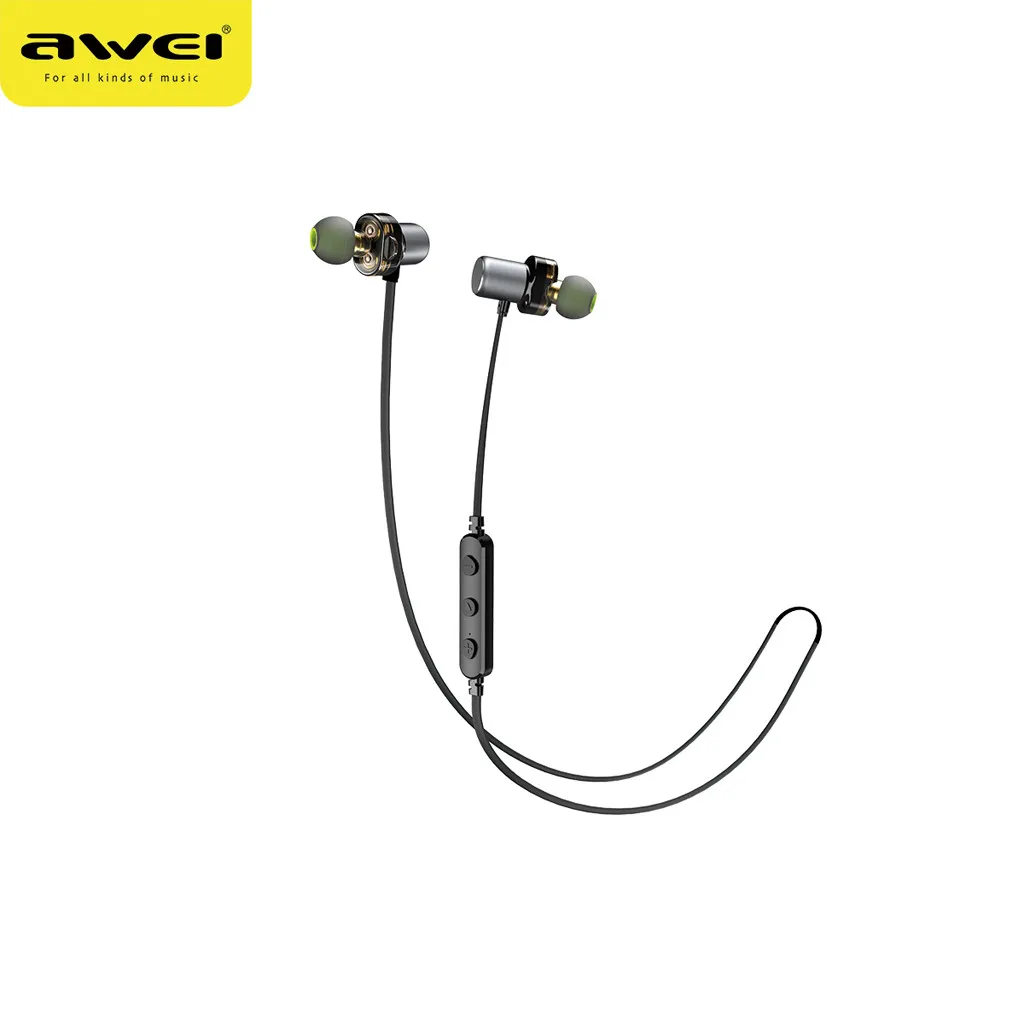 2019 Awei X680BL IPX4 Waterproof Bluetooth Dual Driver Magnet In-ear Earphone w/ Mic 41#
2019 Awei X680BL IPX4 Waterproof Bluetooth Dual Driver Magnet In-ear Earphone w/ Mic 41#
