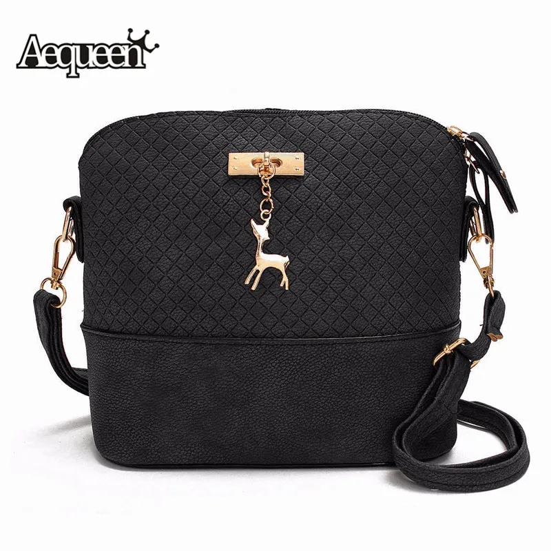Women Handbags Female Black Shell Shoulder Bag Small PU Leather Messenger Bags With Deer Ladies Purses Bolsa Feminina 
Women Handbags Female Black Shell Shoulder Bag Small PU Leather Messenger Bags With Deer Ladies Purses Bolsa Feminina