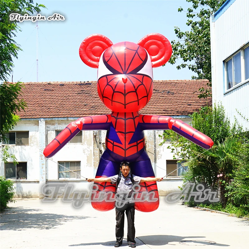 Customized 3.5m Height Inflatable Mickey Mouse Costumes Finger controlled Walking Spider Man Puppet For Parade and Advertisement
Customized 3.5m Height Inflatable Mickey Mouse Costumes Finger controlled Walking Spider Man Puppet For Parade and Advertisement