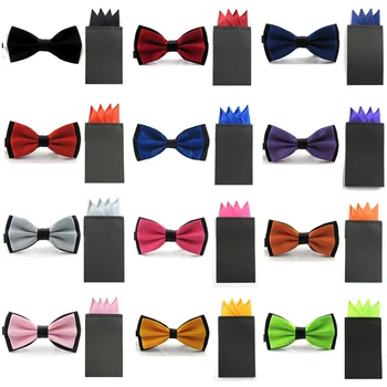 Men Satin Solid Color Bowtie Pre-folded Pocket Square Bow Tie Hanky Set SETBW0034
Men Satin Solid Color Bowtie Pre-folded Pocket Square Bow Tie Hanky Set SETBW0034