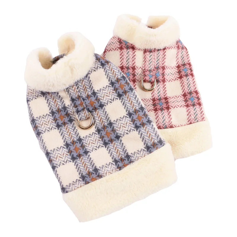 Winter Dog Clothes Plaid Pet Dog Coat Jacket Warm Pet Clothes For Small Medium Dogs Costume With Buckle Chihuahua Pet Clothing
Winter Dog Clothes Plaid Pet Dog Coat Jacket Warm Pet Clothes For Small Medium Dogs Costume With Buckle Chihuahua Pet Clothing