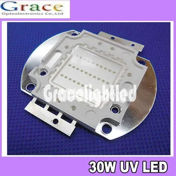 30W Ultra Voilet UV LED lamp light 390-405nm purple led 1050mA 32-34V
30W Ultra Voilet UV LED lamp light 390-405nm purple led 1050mA 32-34V