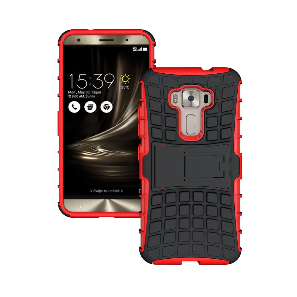 Фото Hybrid Rugged Hard Case Shockproof Impact Protective Kickstand Holder Cover For ASUS Zenfone 3 ZE520KL ZE552KL 5.2" 5.5" | Мобильные
