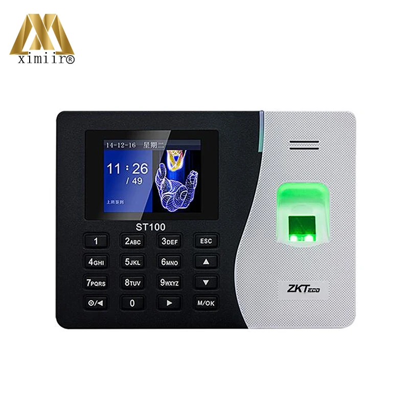 ZK Biometric Fingerprint Time Attendance ST100 Fingerprint Time Recorder Time Clock Biometric Attendance System
ZK Biometric Fingerprint Time Attendance ST100 Fingerprint Time Recorder Time Clock Biometric Attendance System