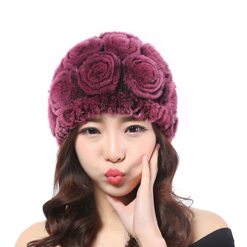 Handmade Women's Fashion Natural Knitted Rex Rabbit Fur Hats Female Genuine Winter Women Fur Caps Lady Headgear Beanies THO2A
Handmade Women's Fashion Natural Knitted Rex Rabbit Fur Hats Female Genuine Winter Women Fur Caps Lady Headgear Beanies THO2A