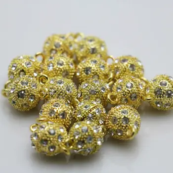 10PCS Gold-Color Rhinestone Beads Clasp Snap Accessory Button Findings Snaps jewelry Parts Making Design Magnetism For Necklace
10PCS Gold-Color Rhinestone Beads Clasp Snap Accessory Button Findings Snaps jewelry Parts Making Design Magnetism For Necklace