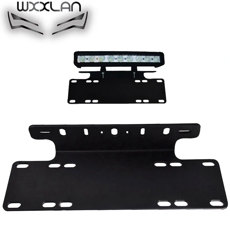 Wxxlam 1pcs Heavy Duty Front Bumper License Plate Mount Bracket Holder For LED Light Bar, LED Work Lights, Off-Road LED Lights
Wxxlam 1pcs Heavy Duty Front Bumper License Plate Mount Bracket Holder For LED Light Bar, LED Work Lights, Off-Road LED Lights