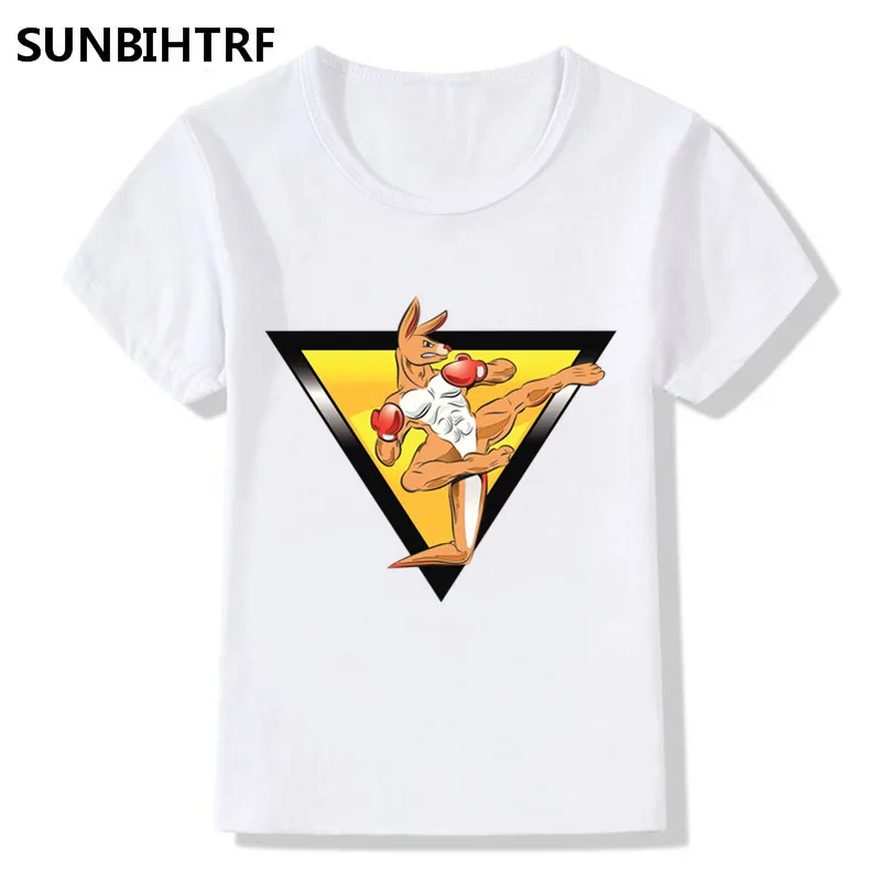 Kangaroo Boxer Design Children's Funny Cool T-Shirts Big Boys Girls Summer Short Sleeve Tops Tees Kids Casual Clothes For Baby
Kangaroo Boxer Design Children's Funny Cool T-Shirts Big Boys Girls Summer Short Sleeve Tops Tees Kids Casual Clothes For Baby