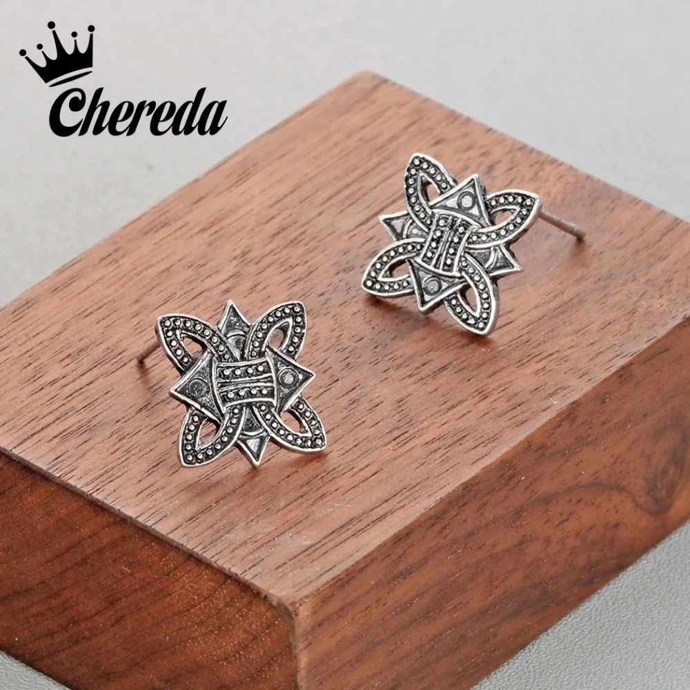 Chereda Men's Geometric Norse Viking Stud Earring for Men Male Vintage Earrings Slavic Fashion Ear Studs Birthday Present
Chereda Men's Geometric Norse Viking Stud Earring for Men Male Vintage Earrings Slavic Fashion Ear Studs Birthday Present