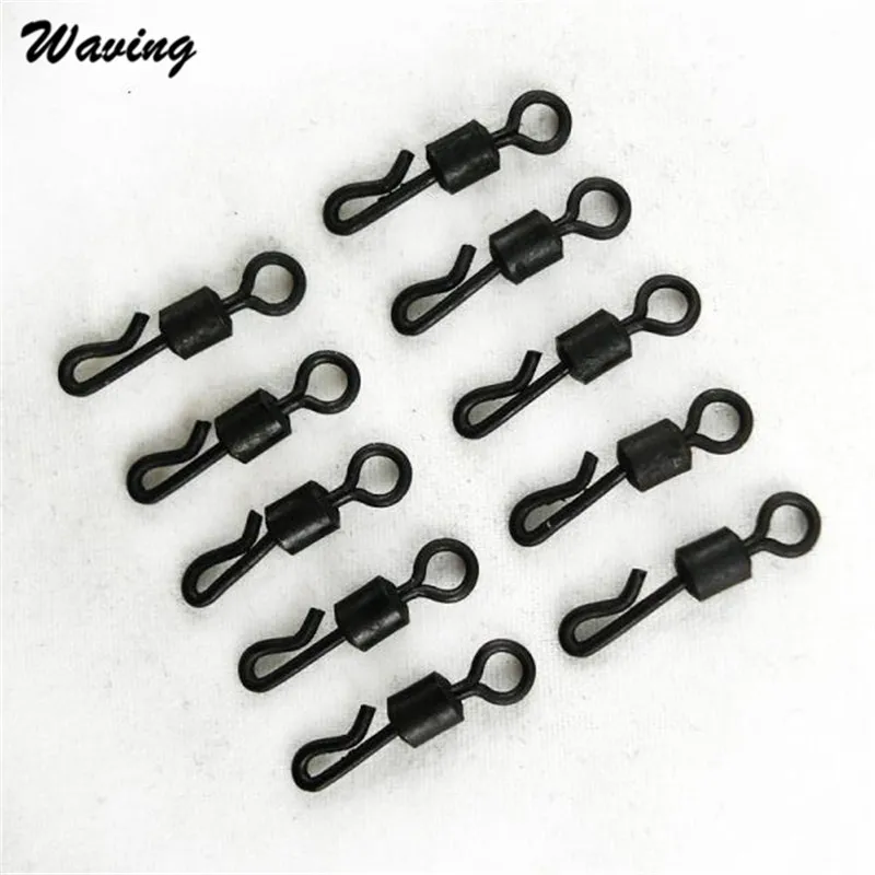32 100Pcs Large Long Body Q-Shaped Black Color Quick Change Swivels For Carp Fishing Size 4# Fishing Terminal Tackle Accessory
32 100Pcs Large Long Body Q-Shaped Black Color Quick Change Swivels For Carp Fishing Size 4# Fishing Terminal Tackle Accessory