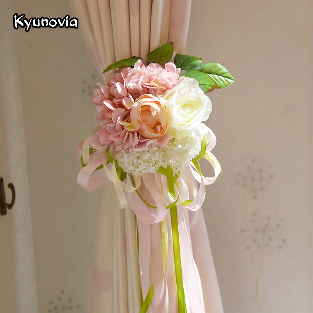 Kyunovia Curtain Flower Decoration Artificial Rose Hydrangea Wedding Church Flowers Home Hotel Table Flower Decor 6 Colors KY51
Kyunovia Curtain Flower Decoration Artificial Rose Hydrangea Wedding Church Flowers Home Hotel Table Flower Decor 6 Colors KY51