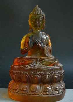 Old Tibet Buddhism Amber Hand-Carved Shakyamuni Amitabha Buddha Sakyamuni Statue
Old Tibet Buddhism Amber Hand-Carved Shakyamuni Amitabha Buddha Sakyamuni Statue