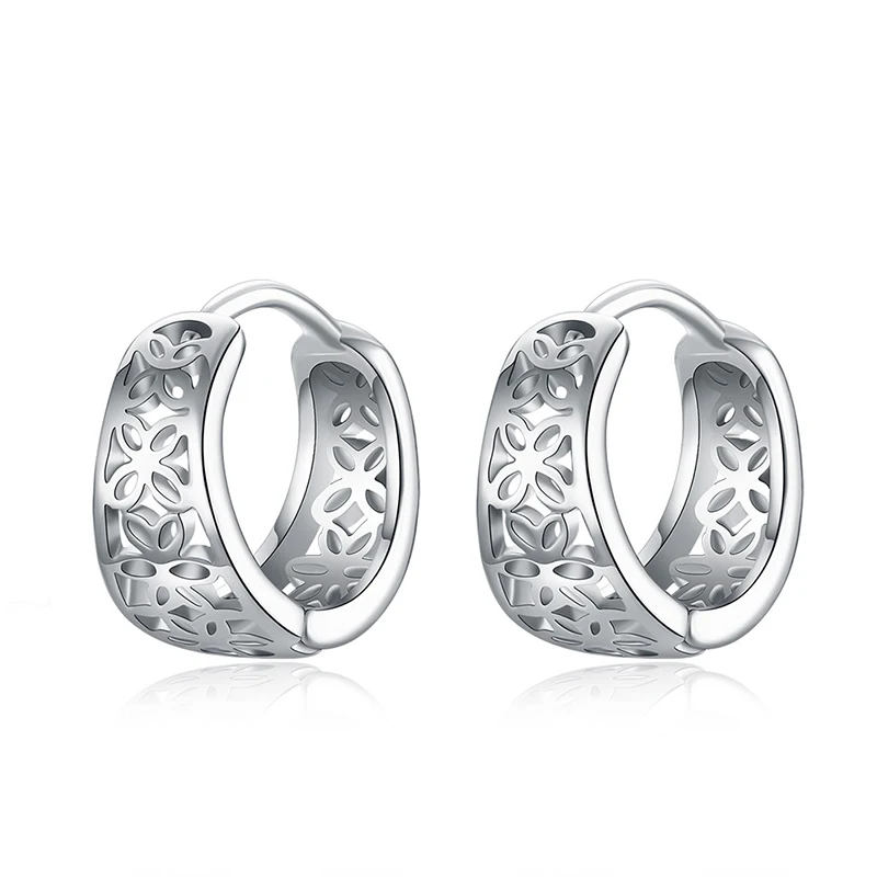 H:HYDE Wholesale 1Pair Hollow Silver Color Hoop Earrings Jewelry Women Cute Earings Boucle D'Oreille
H:HYDE Wholesale 1Pair Hollow Silver Color Hoop Earrings Jewelry Women Cute Earings Boucle D'Oreille