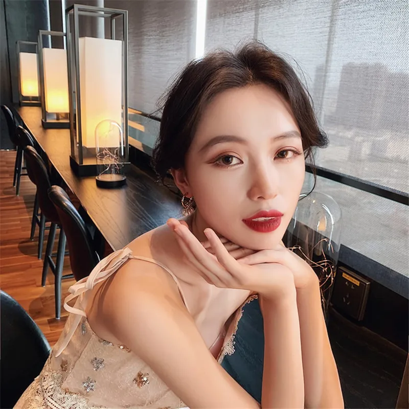 Fashion Handmade Pearl Round Women's Earrings Unique Korea Earrings Wedding Trendy Dangle Jewelry ETD28 (4)