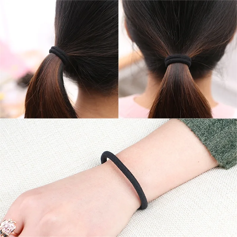 10pcs/Lot Women Black Rubber Band Hair Ties/Rings/Ropes Gum Springs Ponytail Holders Hair Accessories Elastic Hair Bands
10pcs/Lot Women Black Rubber Band Hair Ties/Rings/Ropes Gum Springs Ponytail Holders Hair Accessories Elastic Hair Bands