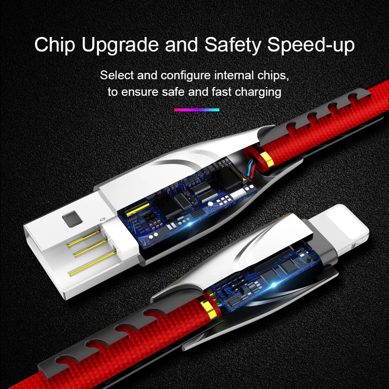Zinc Alloy Fast Charging Data Wire Applicable to the iPhone 678 plus X XS MAX XR USB Wire Applicable to the iPad Free shipping
Zinc Alloy Fast Charging Data Wire Applicable to the iPhone 678 plus X XS MAX XR USB Wire Applicable to the iPad Free shipping