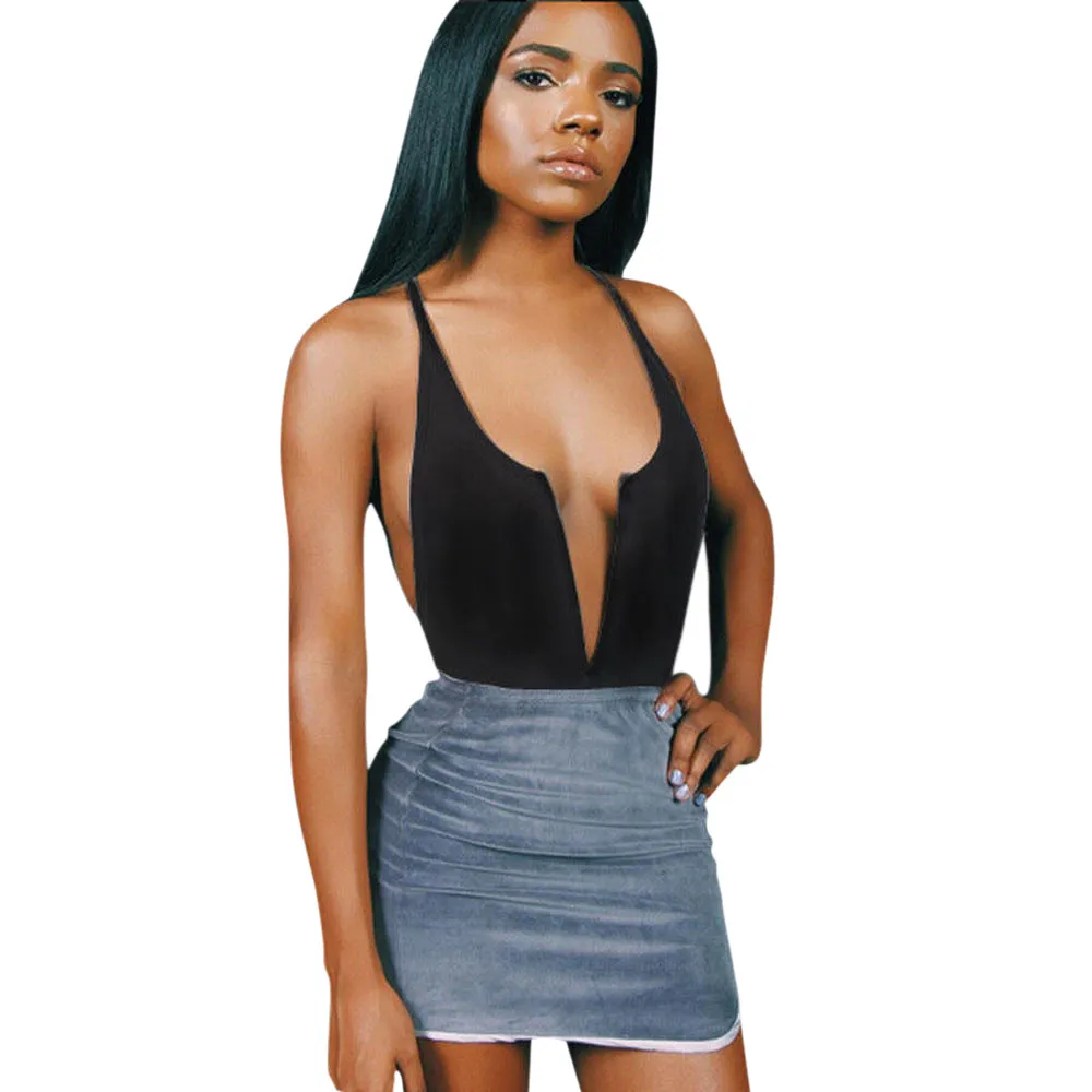 Spring summer Sexy Women Ladies Summer Solid Skinny Casual V Collar Sleeveless Romper Leotard Jumpsuit elegant Fashion hot c0418
Spring summer Sexy Women Ladies Summer Solid Skinny Casual V Collar Sleeveless Romper Leotard Jumpsuit elegant Fashion hot c0418