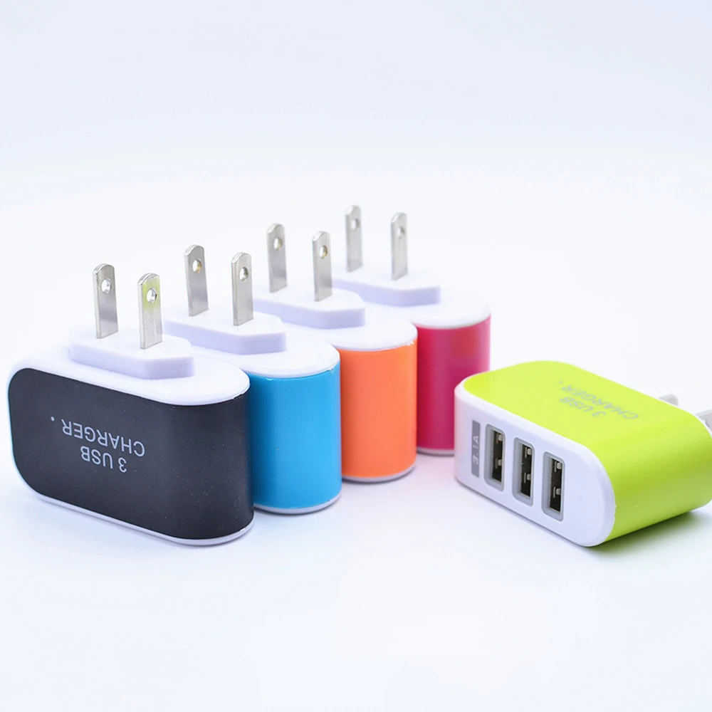 ET Universal Phone Charger 3-Port USB Charging Adapter for iPhone 8 Samsung Xiaomi Mobile Phone Travel Chargers for Smartphone
ET Universal Phone Charger 3-Port USB Charging Adapter for iPhone 8 Samsung Xiaomi Mobile Phone Travel Chargers for Smartphone