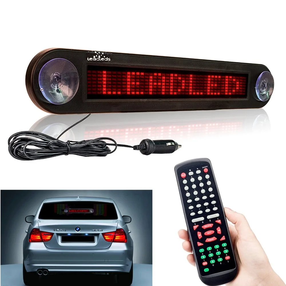 12 v CAR LED display Board English Russia's remote control car logo programmable information sign
12 v CAR LED display Board English Russia's remote control car logo programmable information sign