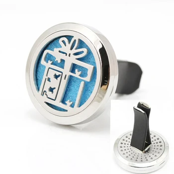 New Design 30mm Stainless Steel Car Gift Box Aromatherapy Essential Oil Diffuser Perfume Locket Jewelry Clip for Car
New Design 30mm Stainless Steel Car Gift Box Aromatherapy Essential Oil Diffuser Perfume Locket Jewelry Clip for Car