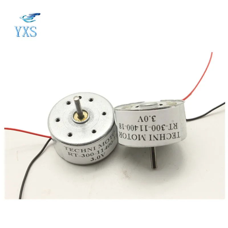 20PCS/Lot RT-300-11400-18 300 Solar Motor Toy Motor DC3V-5V <20mA Accessories Material Science Motor 3500RPM-6000RPM
20PCS/Lot RT-300-11400-18 300 Solar Motor Toy Motor DC3V-5V <20mA Accessories Material Science Motor 3500RPM-6000RPM