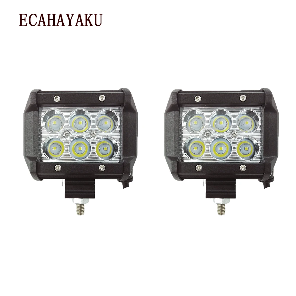 ECAHAYAKU 4PCS 4 inch 1260lm LED Work Light Bar 18w led bar for Motorcycle Tractor Boat OffRoad 4WD 4x4 Truck SUV utz ATV 12v
ECAHAYAKU 4PCS 4 inch 1260lm LED Work Light Bar 18w led bar for Motorcycle Tractor Boat OffRoad 4WD 4x4 Truck SUV utz ATV 12v