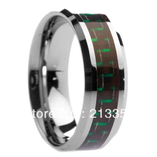 FREE SHIPPING!USA WHOLESALES CHEAP PRICE BRAZIL RUSSIA CANADA UK HOT SELLING 8MM GREEN&BLACK FIBER MEN'S TUNGSTEN WEDDING RING
FREE SHIPPING!USA WHOLESALES CHEAP PRICE BRAZIL RUSSIA CANADA UK HOT SELLING 8MM GREEN&BLACK FIBER MEN'S TUNGSTEN WEDDING RING