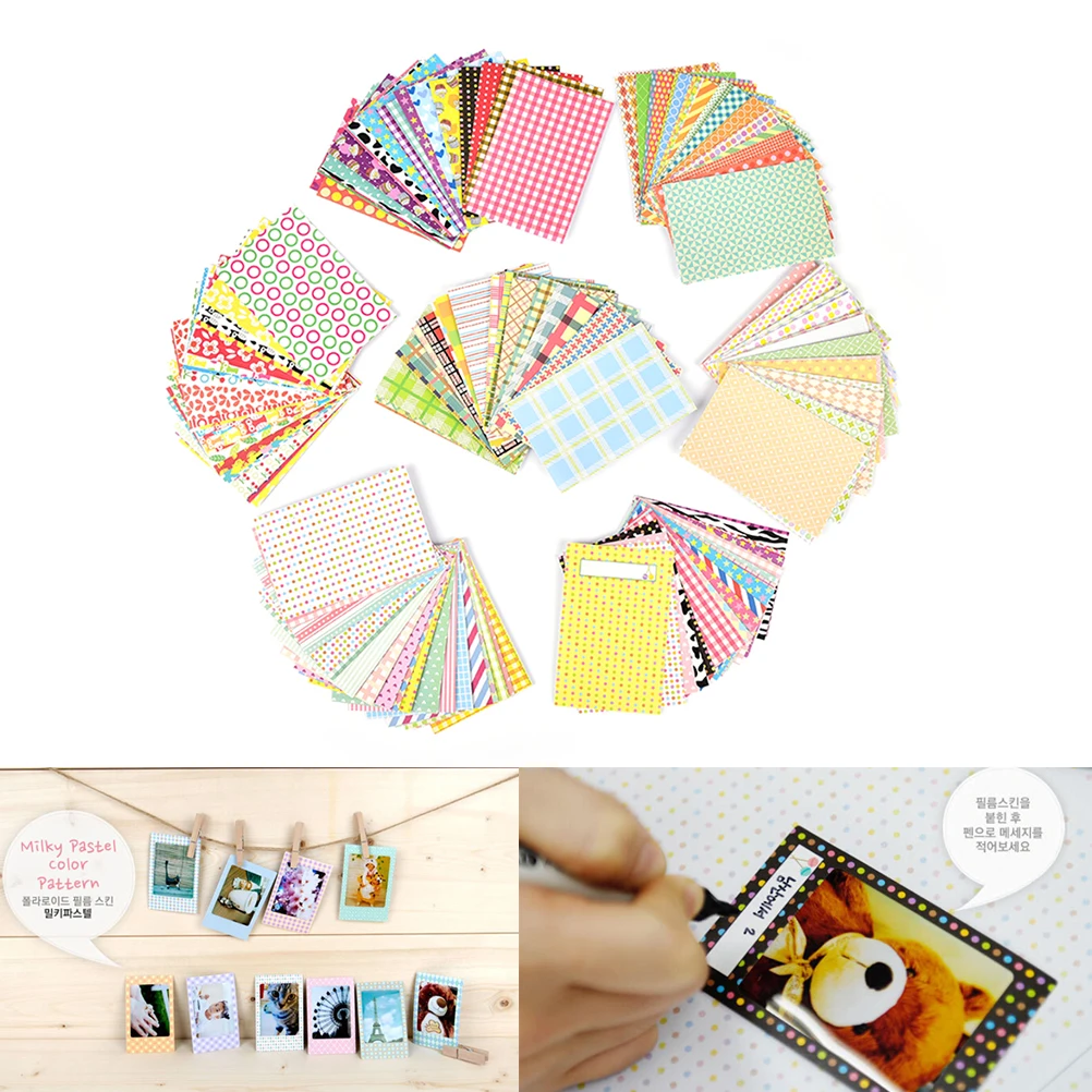 NEW 20 Pcs/Lot Candy Color Photo Albums Stickers DIY Scrapbook Decorative Paper Photos Frame For Instax Mini Film Home Decor
NEW 20 Pcs/Lot Candy Color Photo Albums Stickers DIY Scrapbook Decorative Paper Photos Frame For Instax Mini Film Home Decor