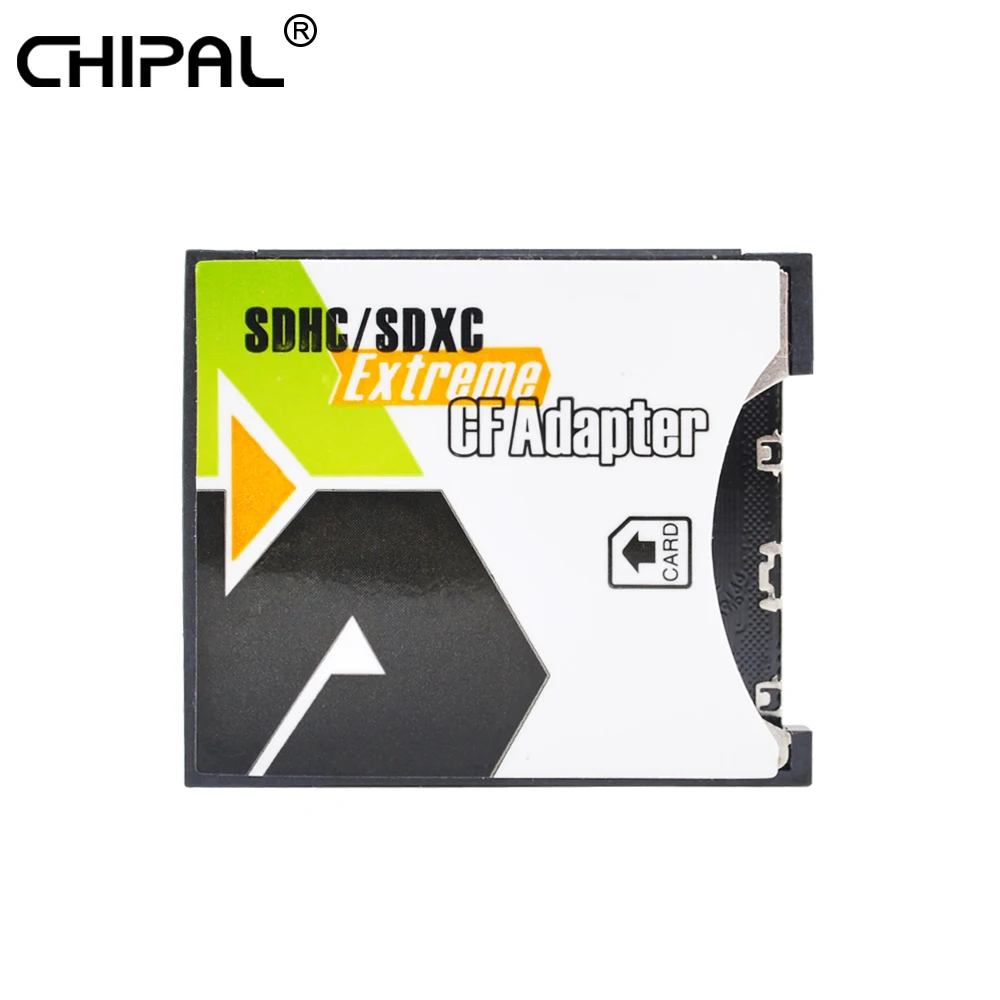 CHIPAL Single Slot Extreme SD to CF Card Adapter MMC SDHC SDXC to Standard Compact Flash Type I Memory Card Reader Converter
CHIPAL Single Slot Extreme SD to CF Card Adapter MMC SDHC SDXC to Standard Compact Flash Type I Memory Card Reader Converter