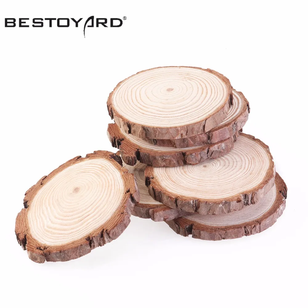10pcs 7-9CM Wood Log Slices Christmas Birthday Baby Shower Rustic Country Wedding Decoration DIY Crafts Wedding Centerpieces
10pcs 7-9CM Wood Log Slices Christmas Birthday Baby Shower Rustic Country Wedding Decoration DIY Crafts Wedding Centerpieces