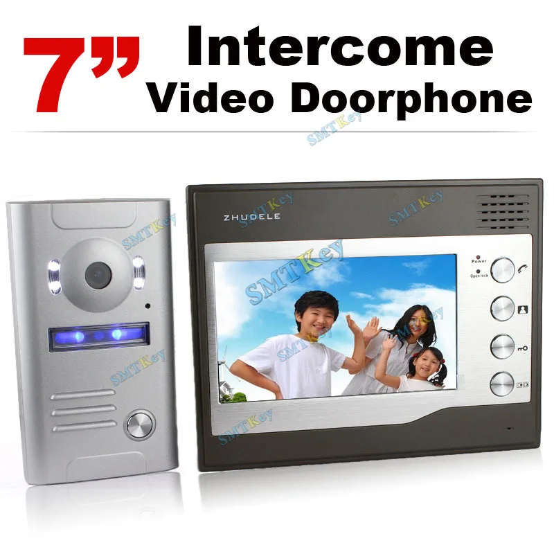 Home CCTV 7 Inch Color TFT LCD Video Doorphone Door Bell Intercom IR Outdoor Camera
Home CCTV 7 Inch Color TFT LCD Video Doorphone Door Bell Intercom IR Outdoor Camera