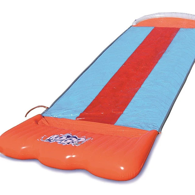 Premium Quality Triple Lane Water Slide With Speed Ramp