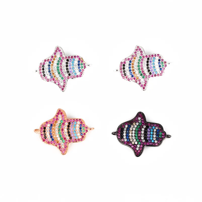 Newest ! Pattern Hamsa Charms Jewelry Making Supplies Multi Colors Cubic Zirconia Zinc Alloy Connectors Findings
Newest ! Pattern Hamsa Charms Jewelry Making Supplies Multi Colors Cubic Zirconia Zinc Alloy Connectors Findings
