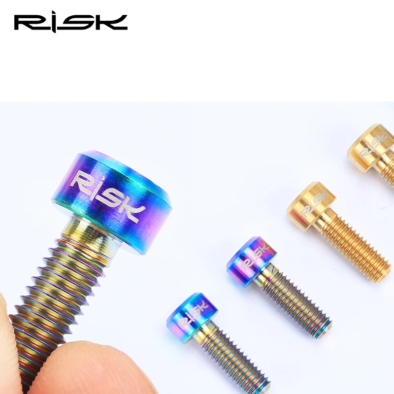 4pcs M6x18 Bicycle Disc Brake Caliper Bolt Titanium Alloy Brake Bolt Mountain Bike Oil Disc Brake Ti Fixed Bolt
4pcs M6x18 Bicycle Disc Brake Caliper Bolt Titanium Alloy Brake Bolt Mountain Bike Oil Disc Brake Ti Fixed Bolt