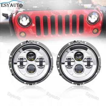 7 inch LED Headlight Bracket + 40W Hi/Lo beam white Lighting color 7'' Round Headlanps for Jeep Wrangler JK TJ
7 inch LED Headlight Bracket + 40W Hi/Lo beam white Lighting color 7'' Round Headlanps for Jeep Wrangler JK TJ