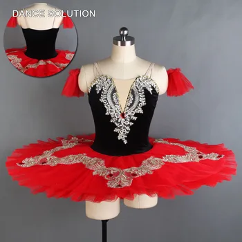 Girls and Women Ballet Dance Tutu Dress Black Velvet Bodice with Layers of Stiff Tulle Pancake Tutu Ballerina Costumes BLL124
Girls and Women Ballet Dance Tutu Dress Black Velvet Bodice with Layers of Stiff Tulle Pancake Tutu Ballerina Costumes BLL124